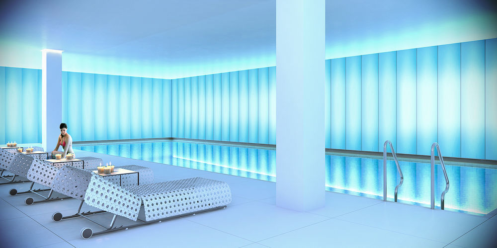 Hotel Park Plaza London Waterloo Esterno foto 3D rendering of the swimming pool